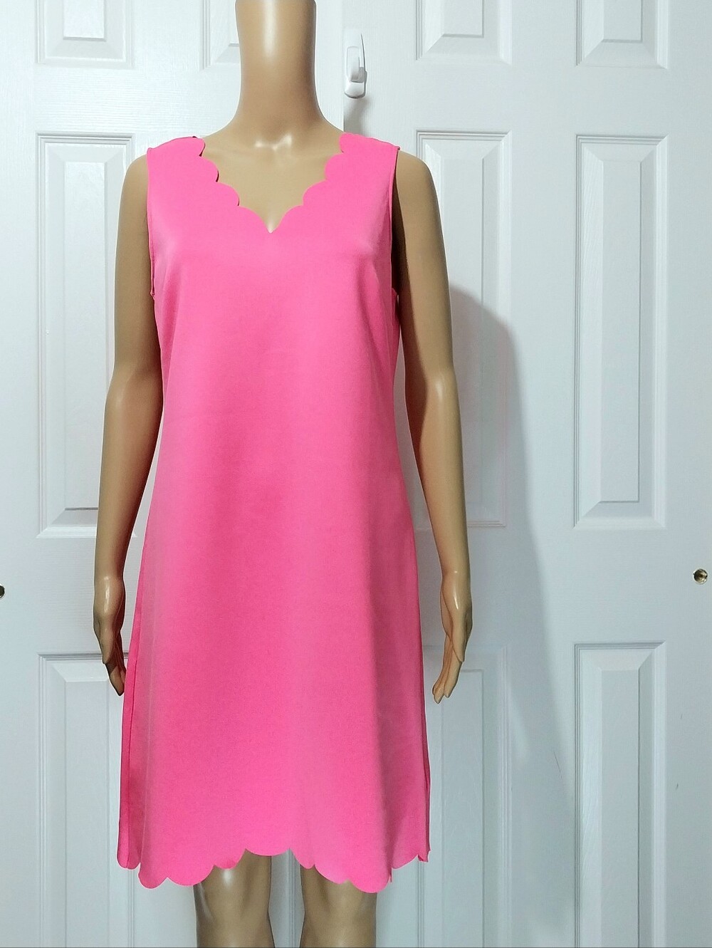 Lilly‎ Pulitzer Mikayla Shift  Dress Scallop Hem, Size M